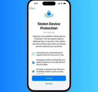岚山苹果授权维修店分享被盗设备保护功能开启方法 